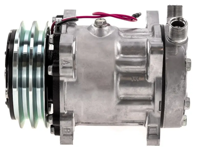 [CO-7409S] COMP SANDEN ORIG 709 VERTICAL POLEA EN V OREJAS