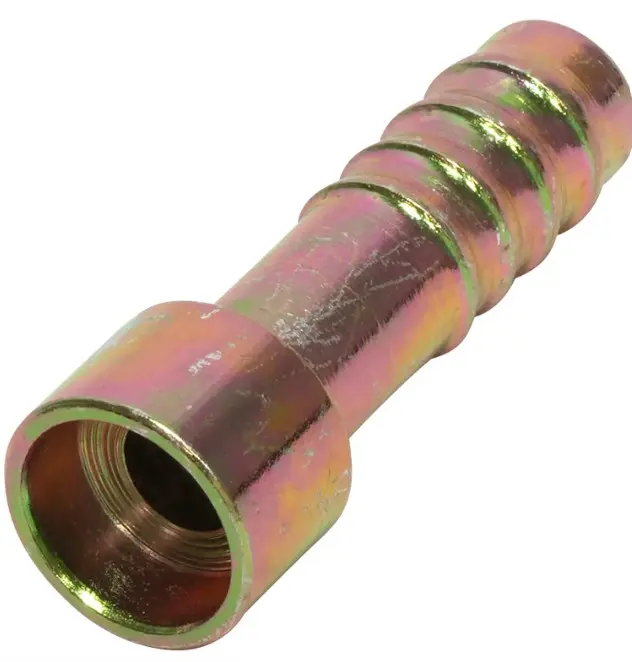 [FT-0854C] ACOPLE SOLDABLE HIERRO CON CAMPANA HEMBRA  #8
