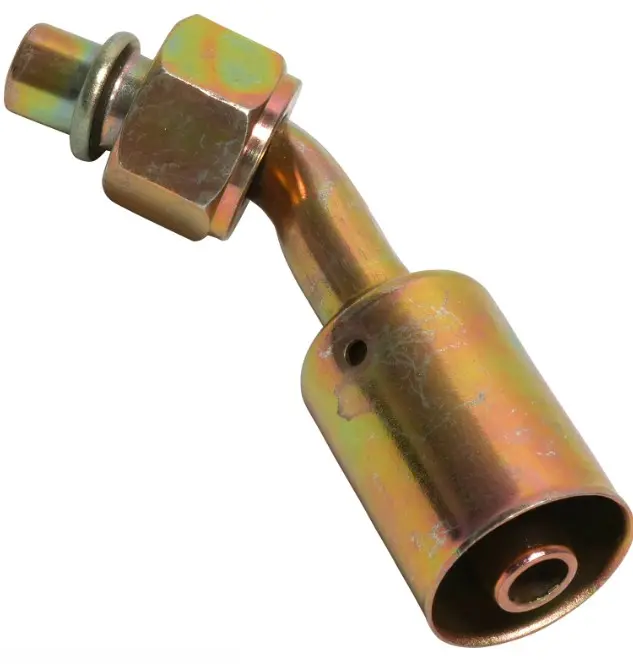 [FT-1312SBC] ACOPLE O-RING HIERRO #8 HEMBRA 45 GRADOS.