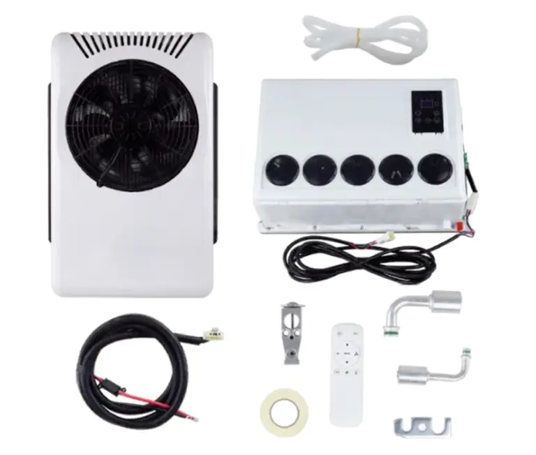 [EV-9027] UNIDAD ELECTRICA DE A/C INTEGRADO 1700W 12V (MONTAJE DETRÁS DE CABINA)