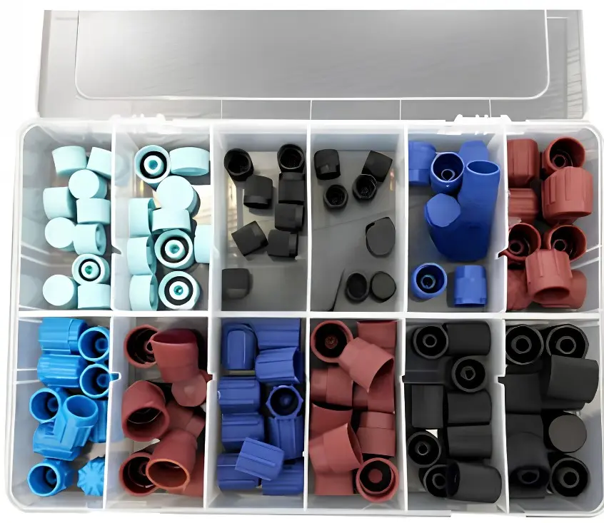 [GA-20007] GA-20007 CAJA  DE TAPITAS PLÁSTICAS VARIADOS 