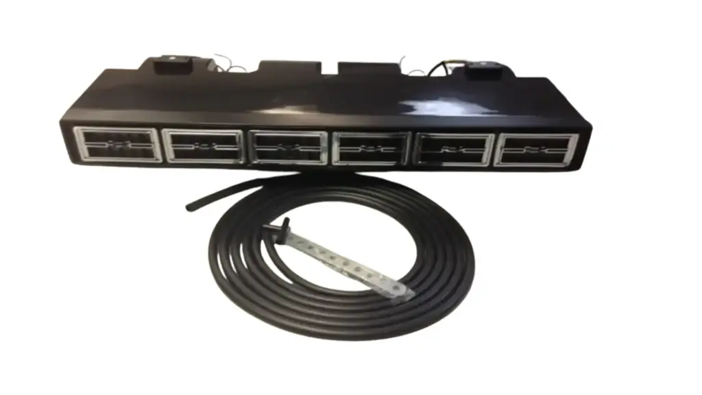 EV-9030 CONSOLA ROOF MOUNT BLACK 6 LOUVER  