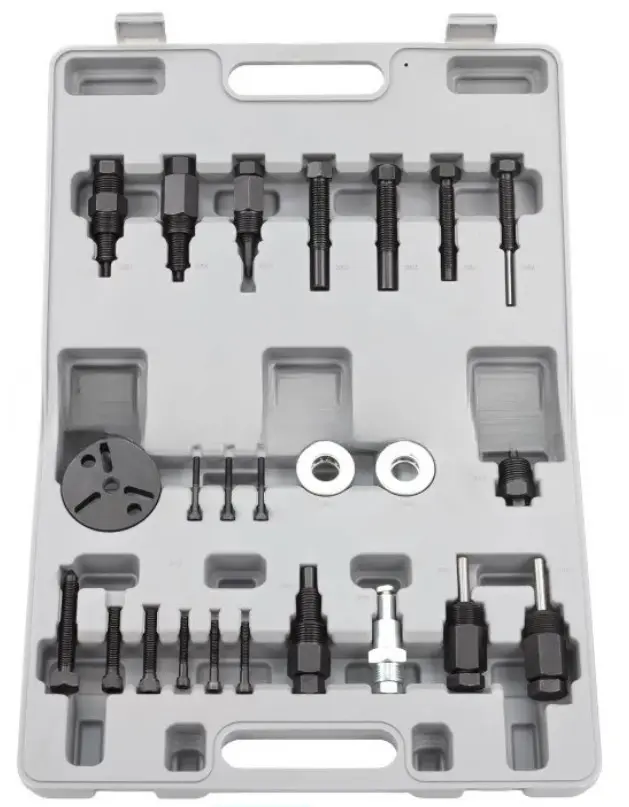 [TO-18033] KIT PARA INSTALA Y DESMONTAR CLUTCH DE COMPRESOR GRANDE 24 PIEZAS