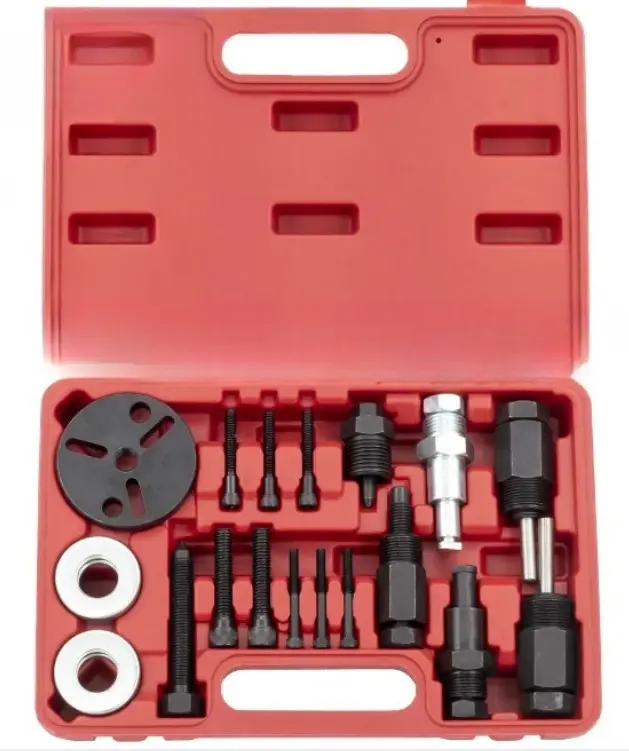 [TO-18034] KIT PARA INSTALA Y DESMONTAR CLUTCH DE COMPRESOR MEDIANO 18 PIEZAS