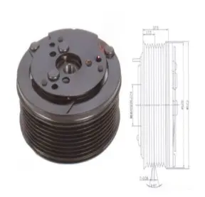 [CL-2011464] [CL-2011464] CLUTCH GD 508-8PK123B DIAMETRO 12 GROSOR 3.7 8 CANALES
