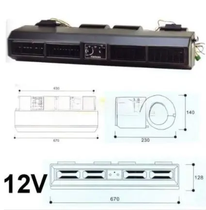 CONSOLA DOBLE 12 V 4 VENTANAS