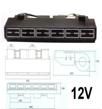 [EV-2012194] [EV-2012194] CONSOLA DOBLE 12 V 6 SALIDAS