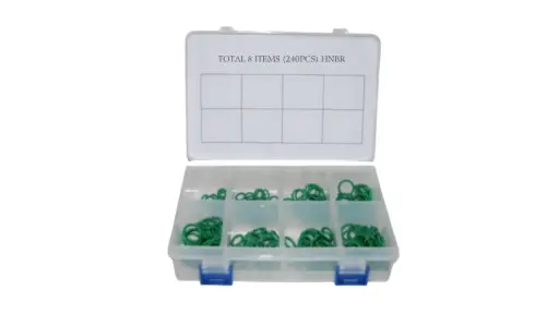 CAJA ORING 240 PIEZAS VERDE